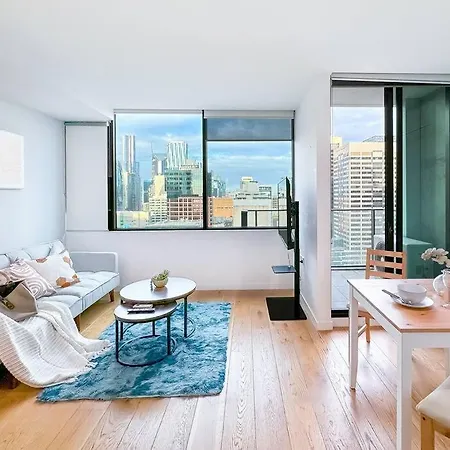 Brilliant 1B1B Skyline View Apt @Cbd Melbourne Exterior photo