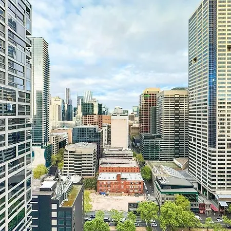 Brilliant 1B1B Skyline View Apt @Cbd Melbourne Exterior photo