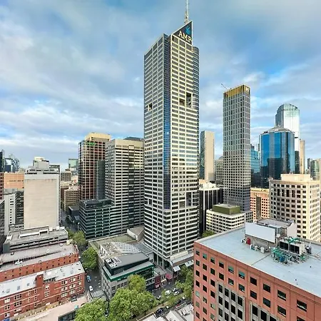 Brilliant 1B1B Skyline View Apt @Cbd Melbourne Exterior photo